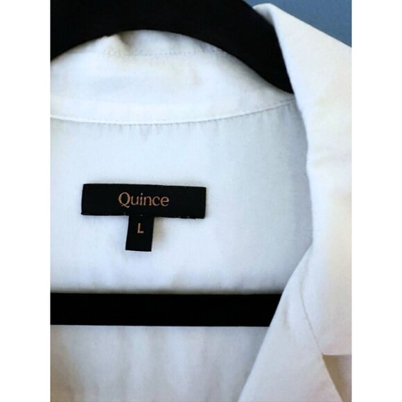 Quince Washable Stretch Silk Notch Collar Blouse - Picture 3 of 6